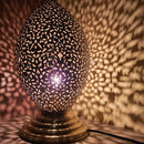 MOROCCAN BRASS FLOOR & TABLE LAMP ( HAND-ENGRAVED TABLE LAMP )