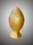 MOROCCAN BRASS FLOOR & TABLE LAMP ( HAND-ENGRAVED TABLE LAMP )