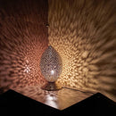 MOROCCAN BRASS FLOOR & TABLE LAMP ( HAND-ENGRAVED TABLE LAMP )