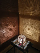 MOROCCAN BRASS FLOOR & TABLE LAMP ( HAND-ENGRAVED TABLE LAMP )
