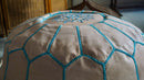 LEATHER COLOR MOROCCAN POUF