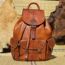 INAS , The Moroccan Leather Backpack