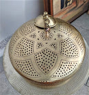 MOROCCAN BRASS PENDANT LIGHT ( HAND-ENGRAVED CEILING LAMP )