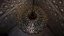 MOROCCAN BRASS PENDANT LIGHT ( HAND-ENGRAVED CEILING LAMP )