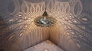 MOROCCAN BRASS PENDANT LIGHT ( HAND-ENGRAVED CEILING LAMP )