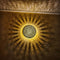 MOROCCAN BRASS WALL SCONCE ( HAND-ENGRAVED WALL/CEILING LAMP )