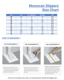 Moroccan Traditional Leather Slippers / Babouches Model B6