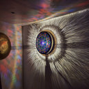 MOROCCAN BRASS WALL SCONCE ( HAND-ENGRAVED WALL/CEILING LAMP )