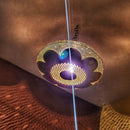 The lamp is handmade using Copper and Brass 