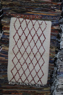 Beni Ouarain Rug Model A12 -  70 x 100 cm    /    27  x  40  in