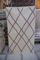 Beni Ouarain Rug Model A11 -  100 x 200 cm    /    40  x  80  in